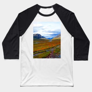 Kungsleden (The Kings Trail), Sweden Baseball T-Shirt